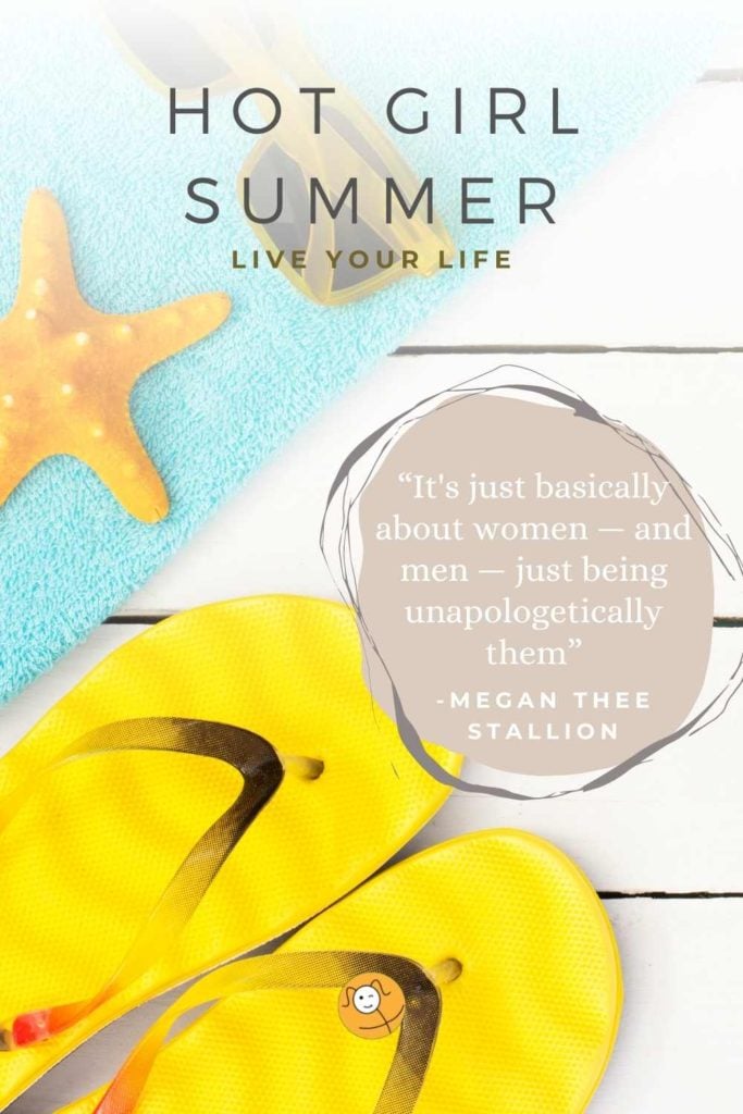 set the hot girl summer spirit for yourself