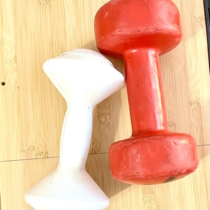must have home gym equipment: dumbbells