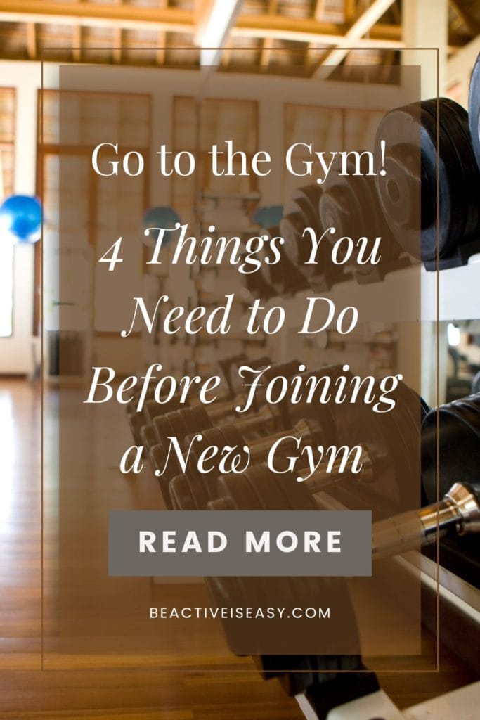 Let's go to the gym! 4 things you need to do before you join a new gym