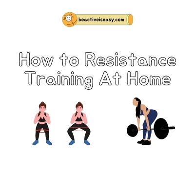 how to resistance training at home with girl squat with resistance band and deadlift with barbell