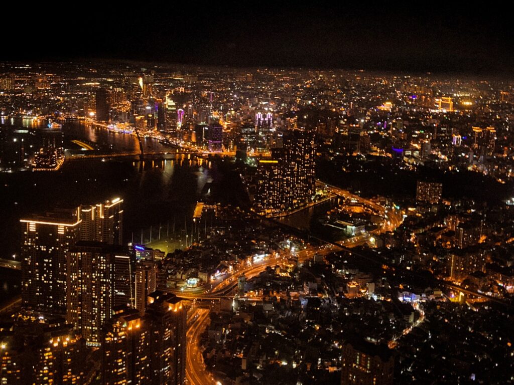 ho chi minh city from its highest observation deck